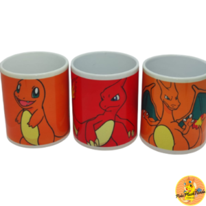 Set 3 tazas Pokémon Evoluciones Charmander