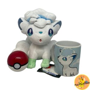 Promo Vulpix Alola Peluche Taza y pokebola