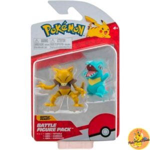 Set 2 Figuras Pokémon Abra vs Totodile