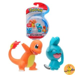 Set 2 Figuras Pokémon Charmander vs Wynaut