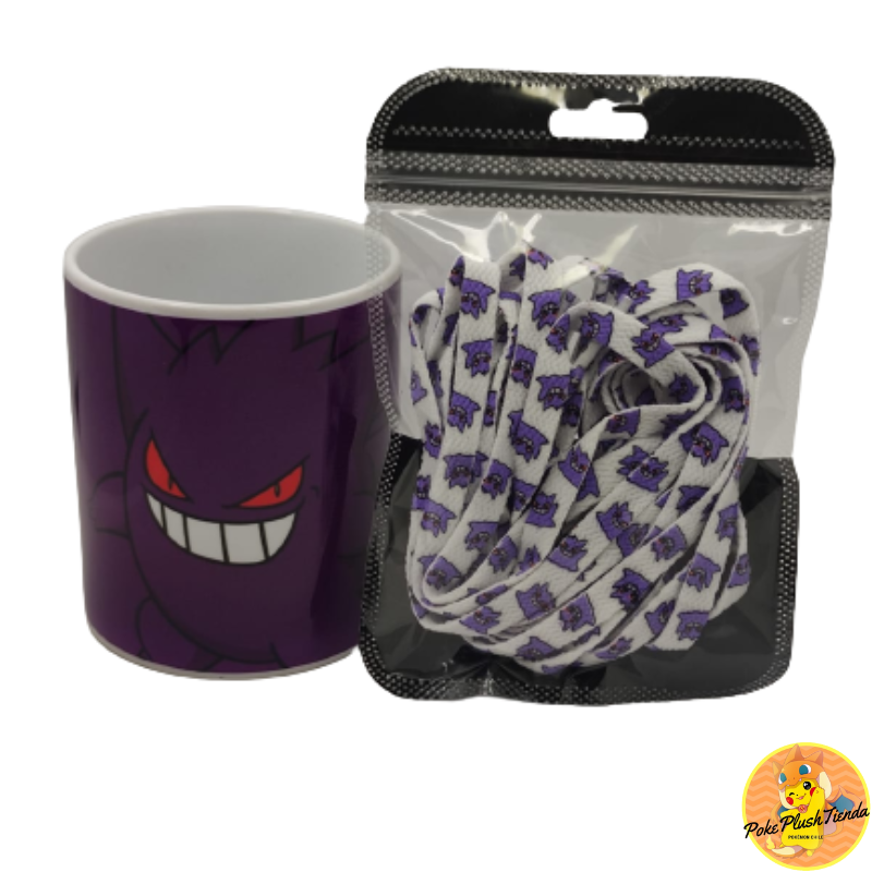 Mini Promo Gengar taza más par de cordones