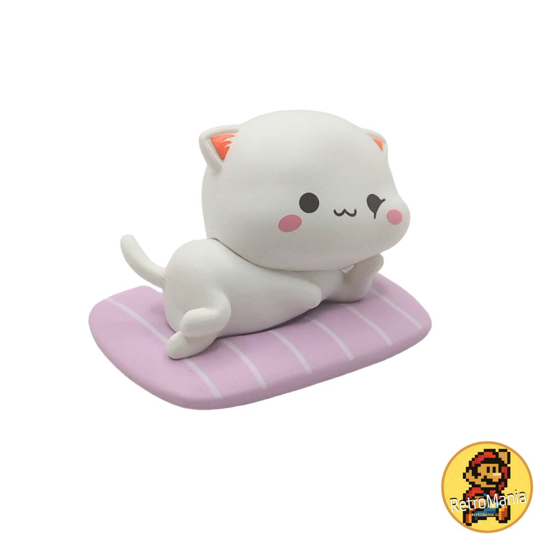 Figuras Gatitos amor Peach acostada Mitao Cat