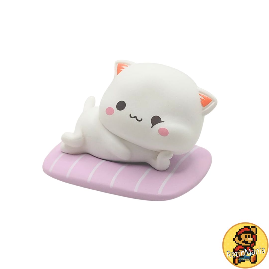 Figuras Gatitos amor Peach acostada Mitao Cat