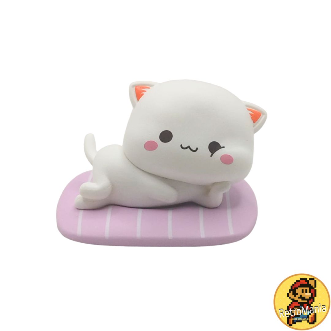 Figuras Gatitos amor Peach acostada Mitao Cat