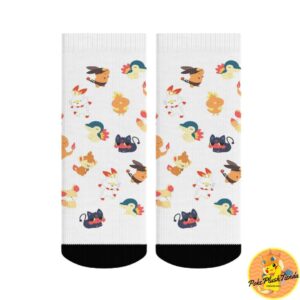 Par de calcetines Pokémon modelo Iniciales Fuego