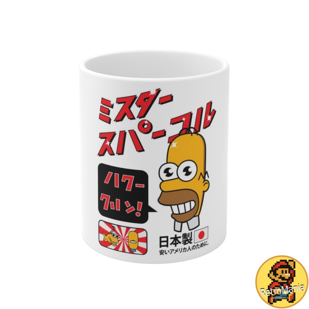 Taza Mister Chispa Los Simpson Homero