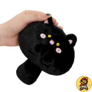 Peluche gato negro colgante