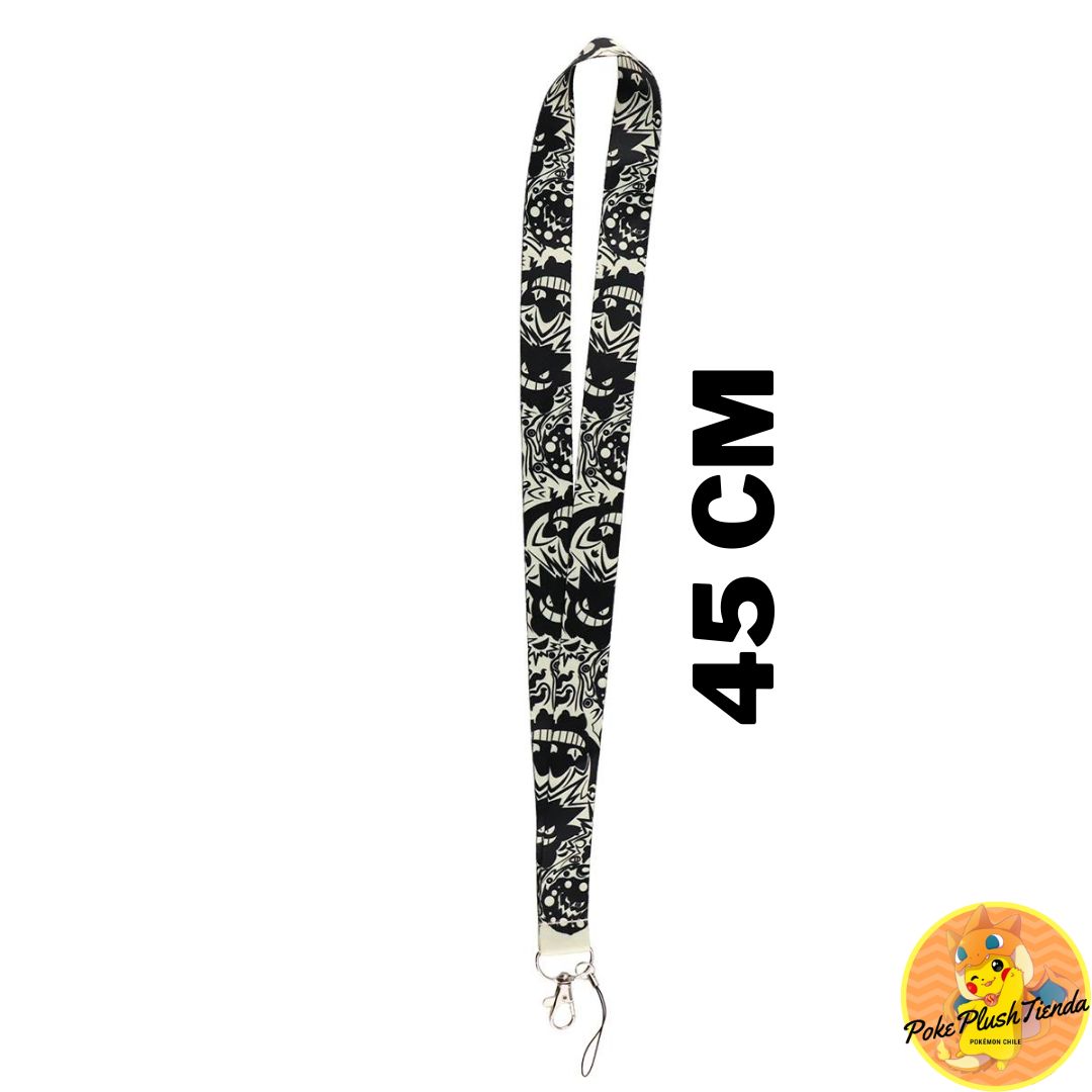 Portacredencial + Lanyard Pokémon Fantasmas