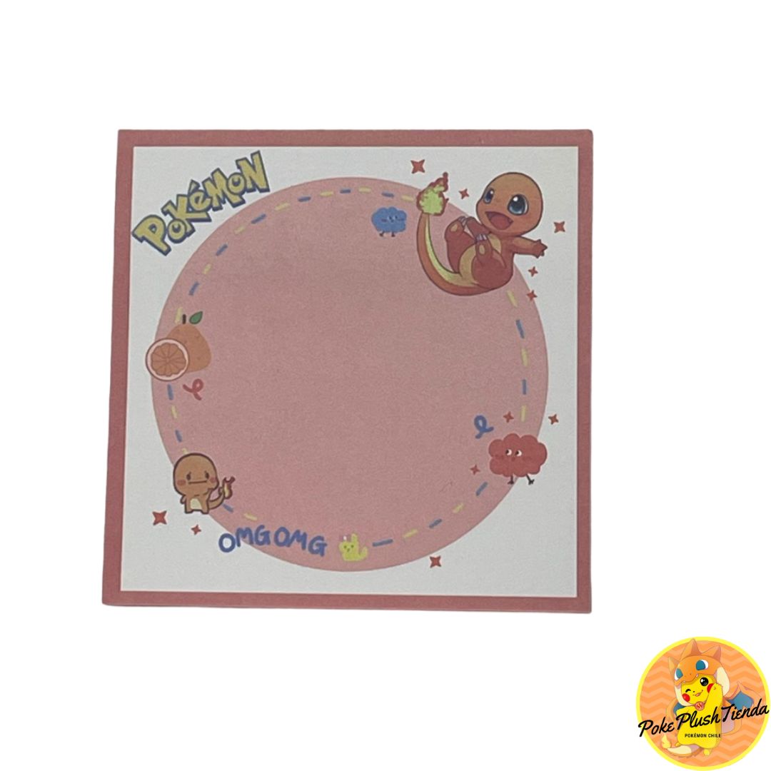 Pack Charmander Post-it más set stickers