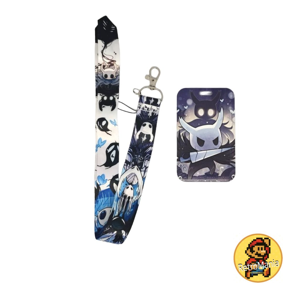 Portacredencial + lanyard Hollow Knight Modelo